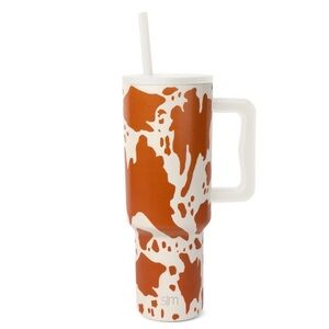 NIB Simple Modern Cow Print 40oz Trek
